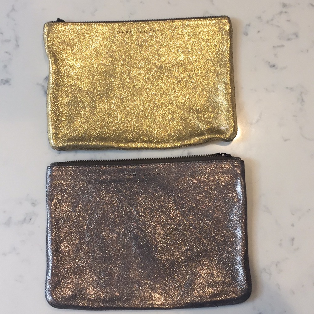 Marc Jacobs metallic clutch bags